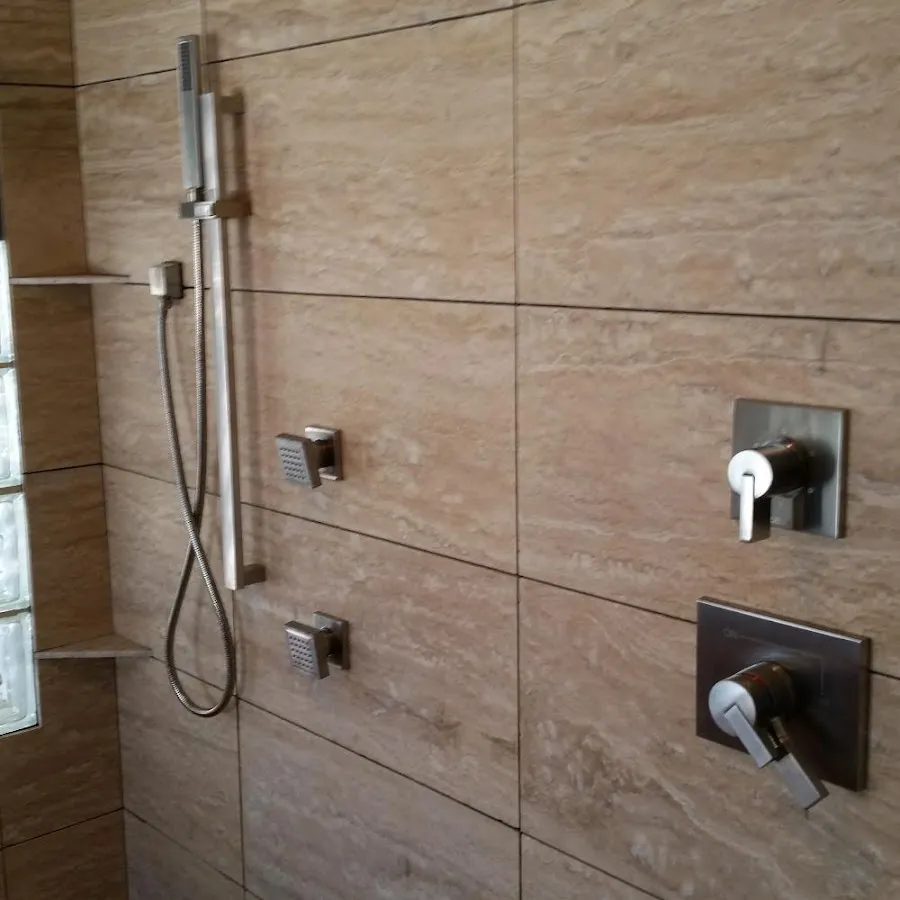 Shower fixture installation for Water Heater Replacement in Evansville